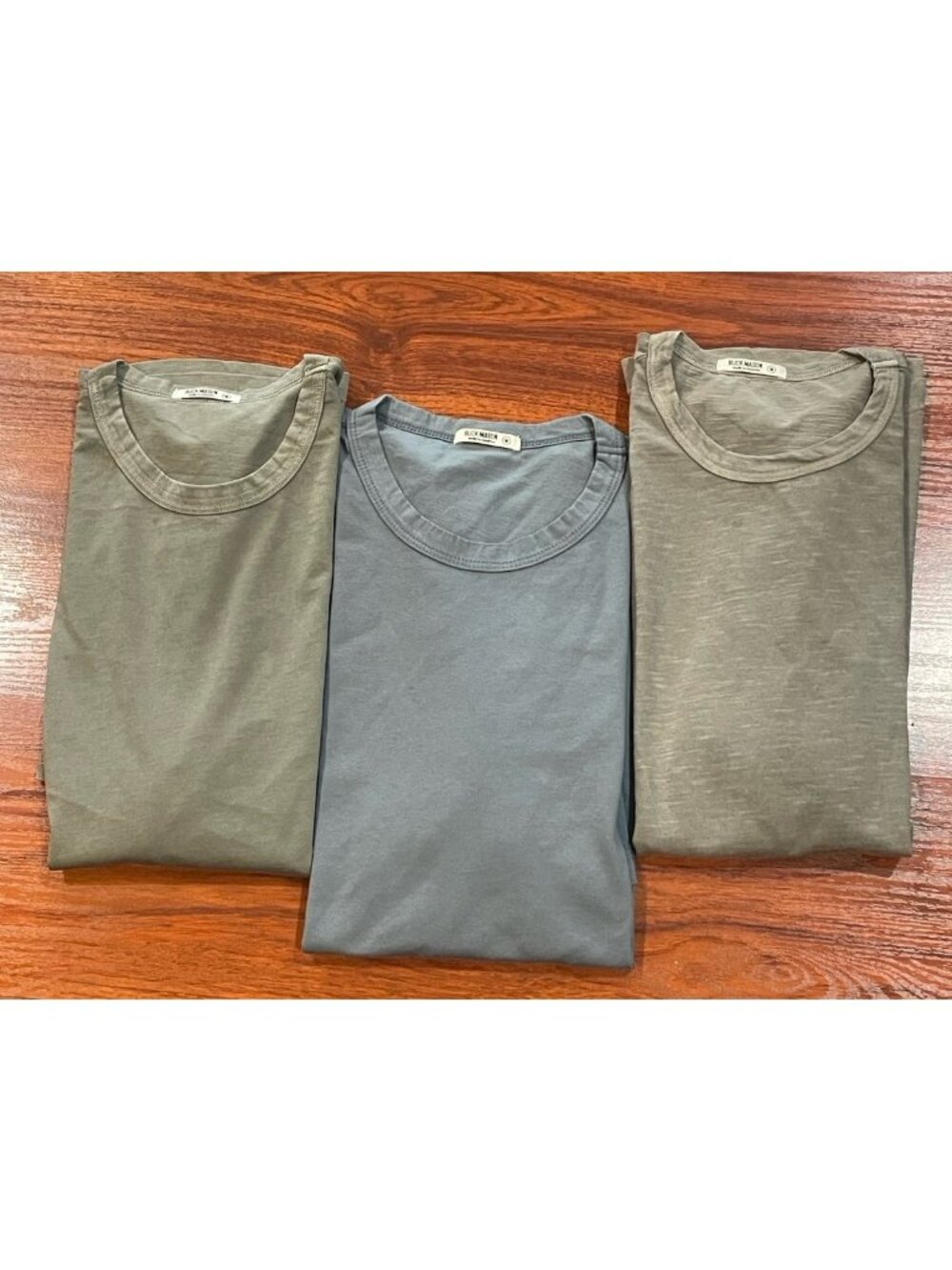 BUCK MASON LOT OF 3 SHIRTS SIZES MEDIUM